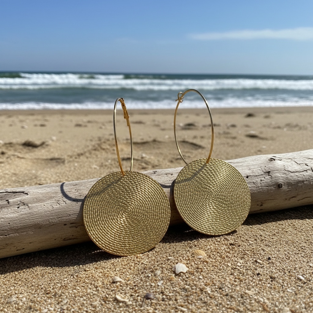 Women's Creative Geometric Spiral Pattern Hoop Earrings — Daily Style